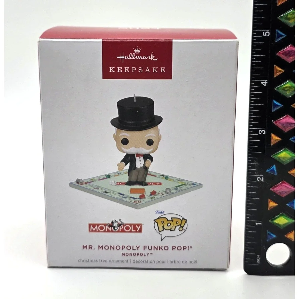 2024‎ Hallmark  Mr Monopoly Funko Pop Retro Board Game Christmas Keepsake New